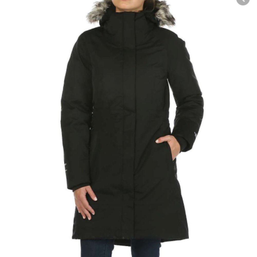 North Face Black Arctic Parka XS